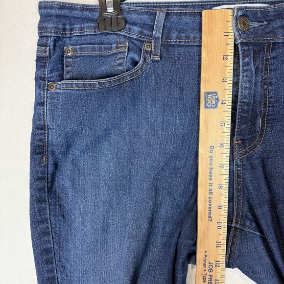 Signature by Levi Strauss & Co. Jeans Womens 18 Blue Denim 5-Pockets Skinny - Picture 16 of 16